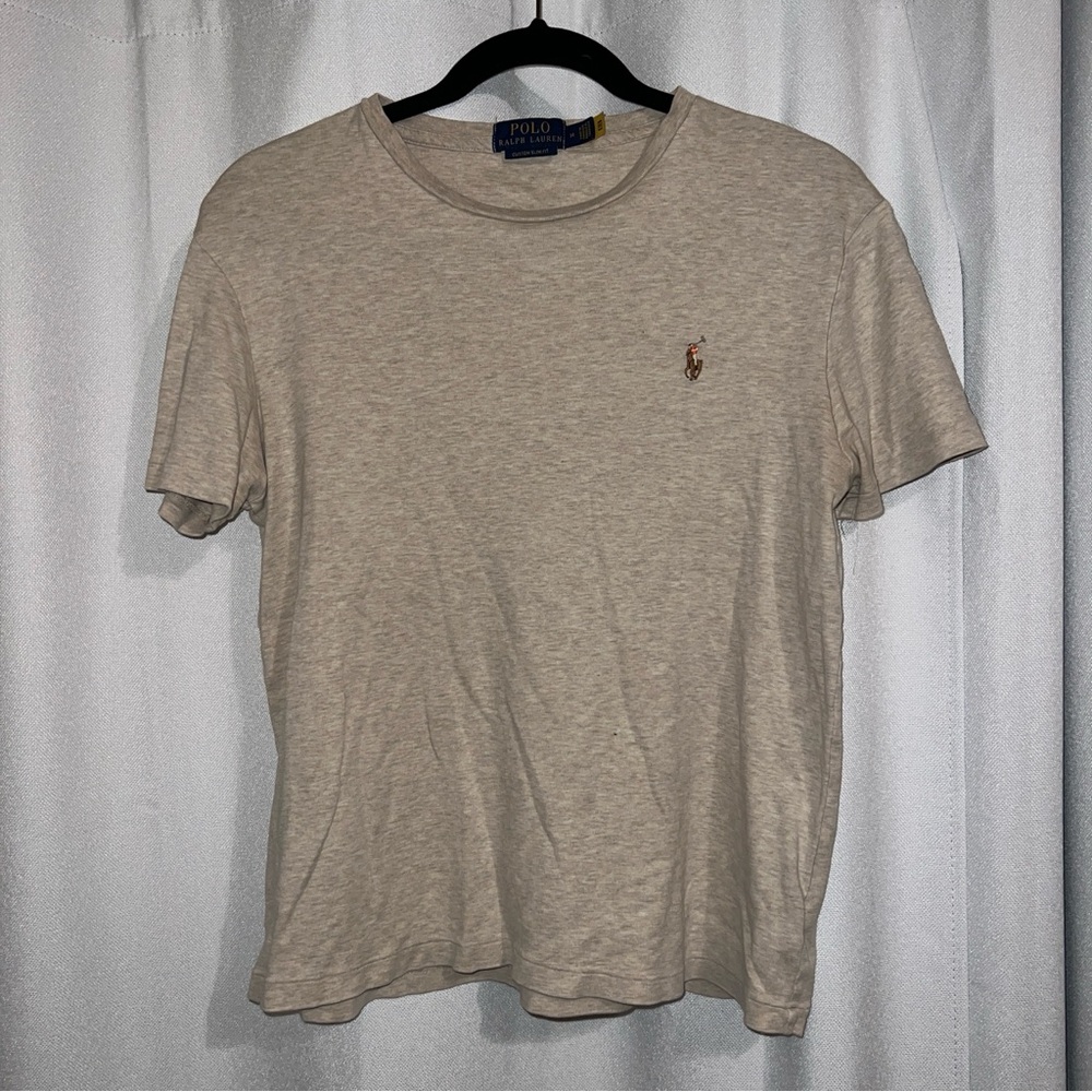 Polo by Ralph Lauren Men's Tan Short Sleeve Tee